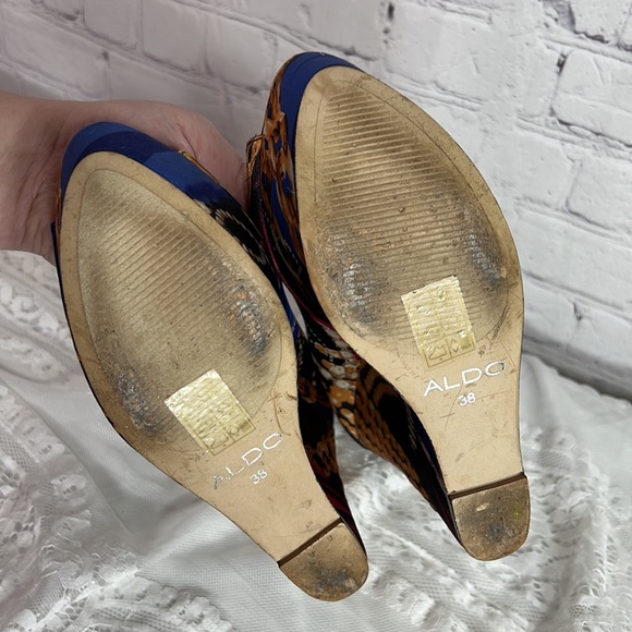 Aldo satin print wedges - Picture 9 of 15